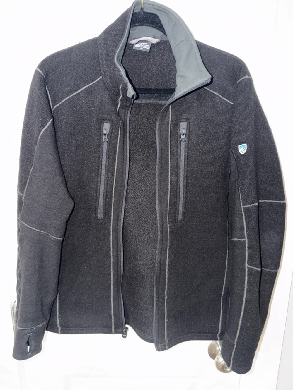 KÜHL Men's Interceptr Full Zip Jacket, a technical Alfpaca Gold™ fleece,